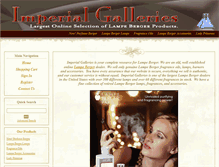 Tablet Screenshot of imperialgalleries.com
